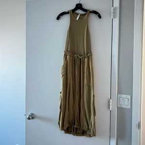 Daily Practice Anthropologie Be Bold Racer Back Twofer Dress- Nwot!!!